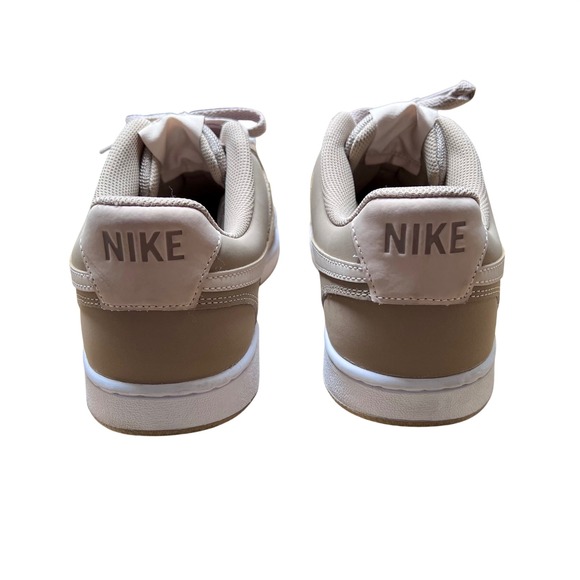 Nike Court Vision Low Mens 11.5 Khaki White Sneaker Shoes - Picture 3 of 8